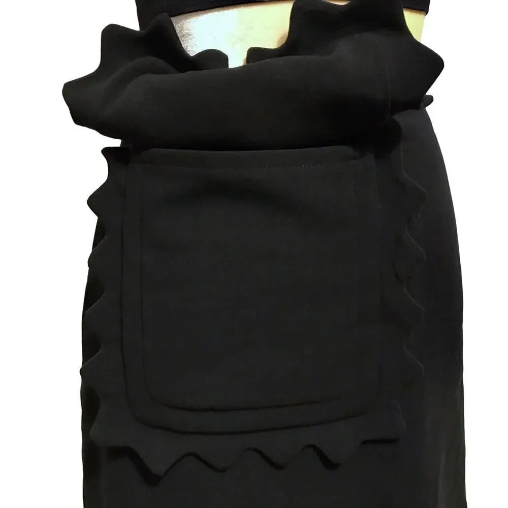Victoria Beckham for Target NWOT Black Mini Skirt Women L